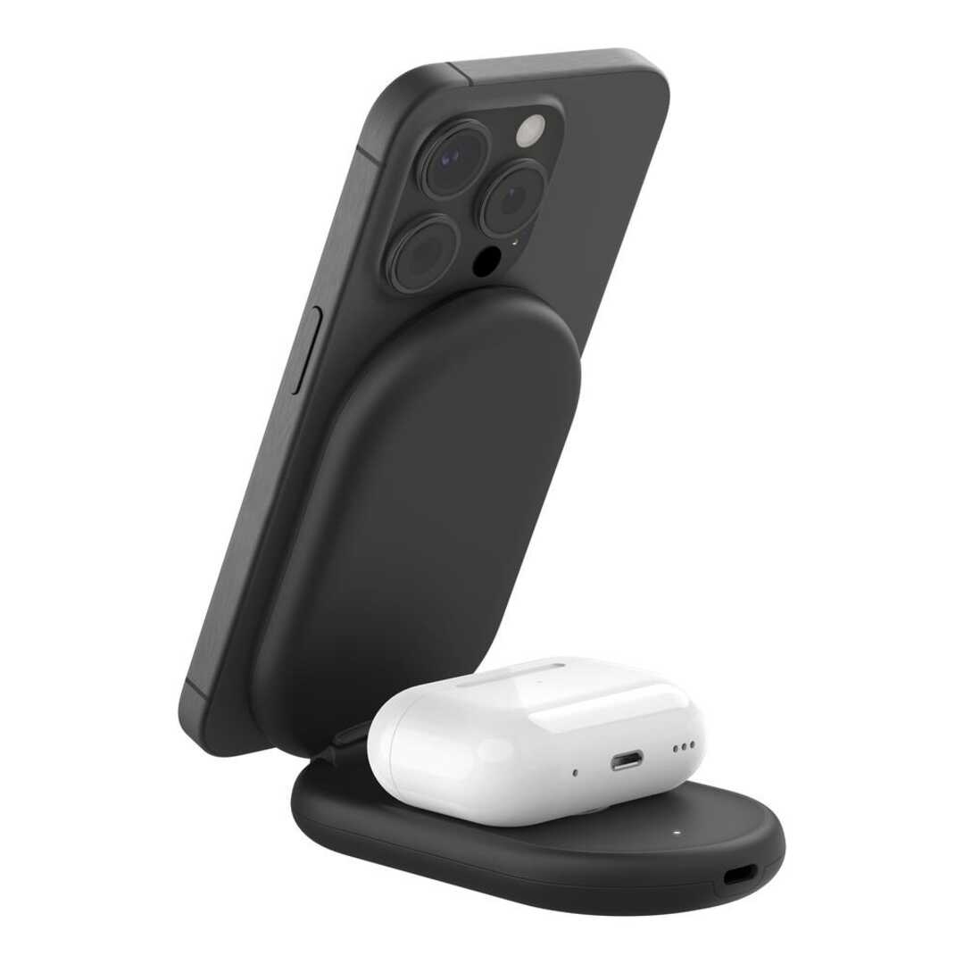 CARGADOR BELKIN QI2 15W DOS DISPOSITIVOS NEGRO