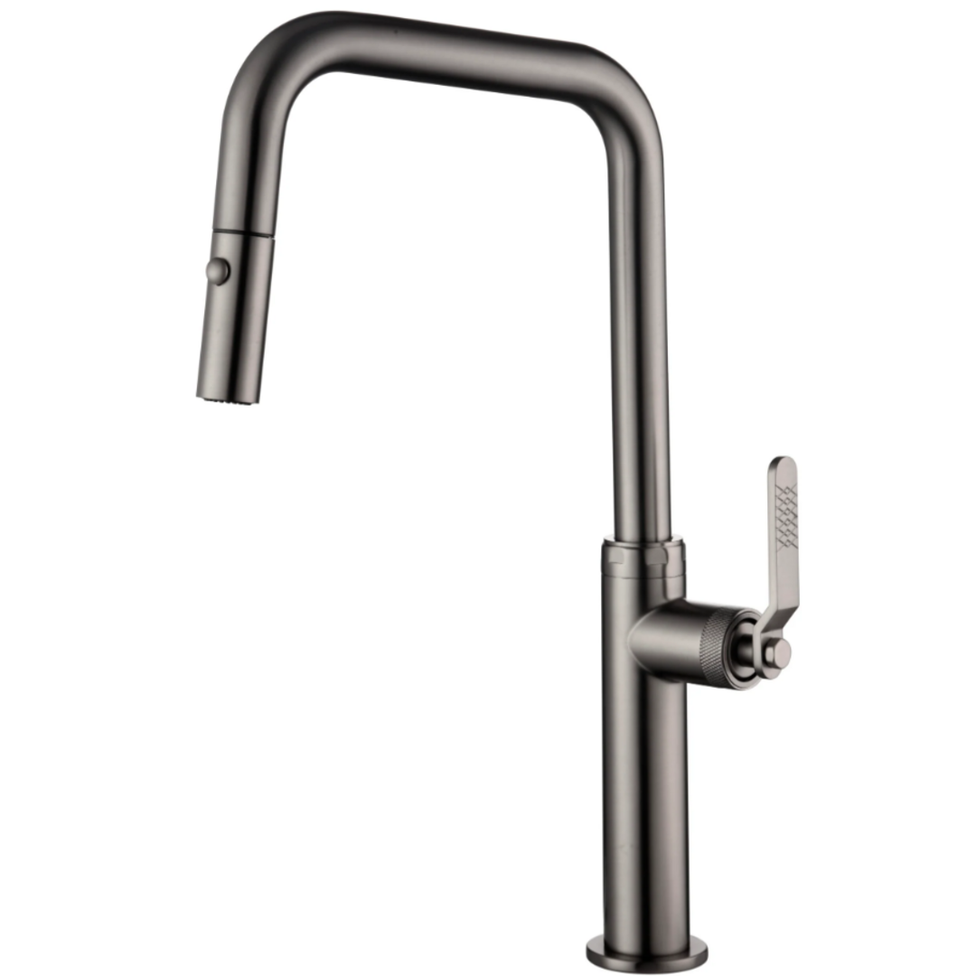 GRIFO COCINA IMEX GCE027/BGM NIZA BLACK GUN METAL