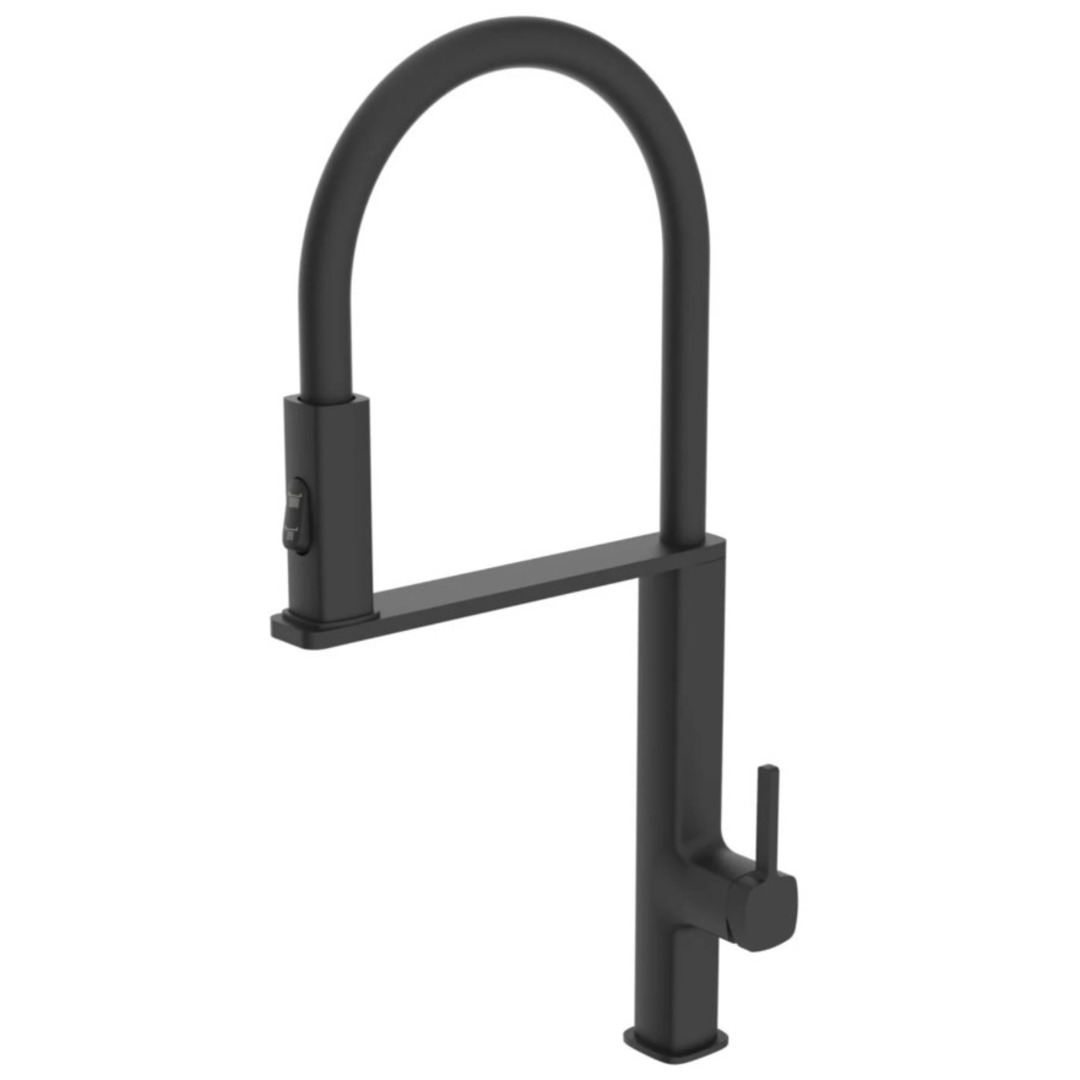GRIFO COCINA IMEX GCE019/NG MENORCA NEGRO MATE