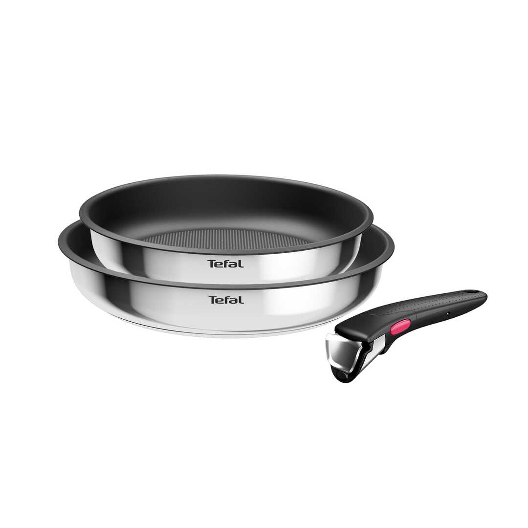 LOTE SARTENES TEFAL L8813S75 INGENIO 22/26CM+MANGO