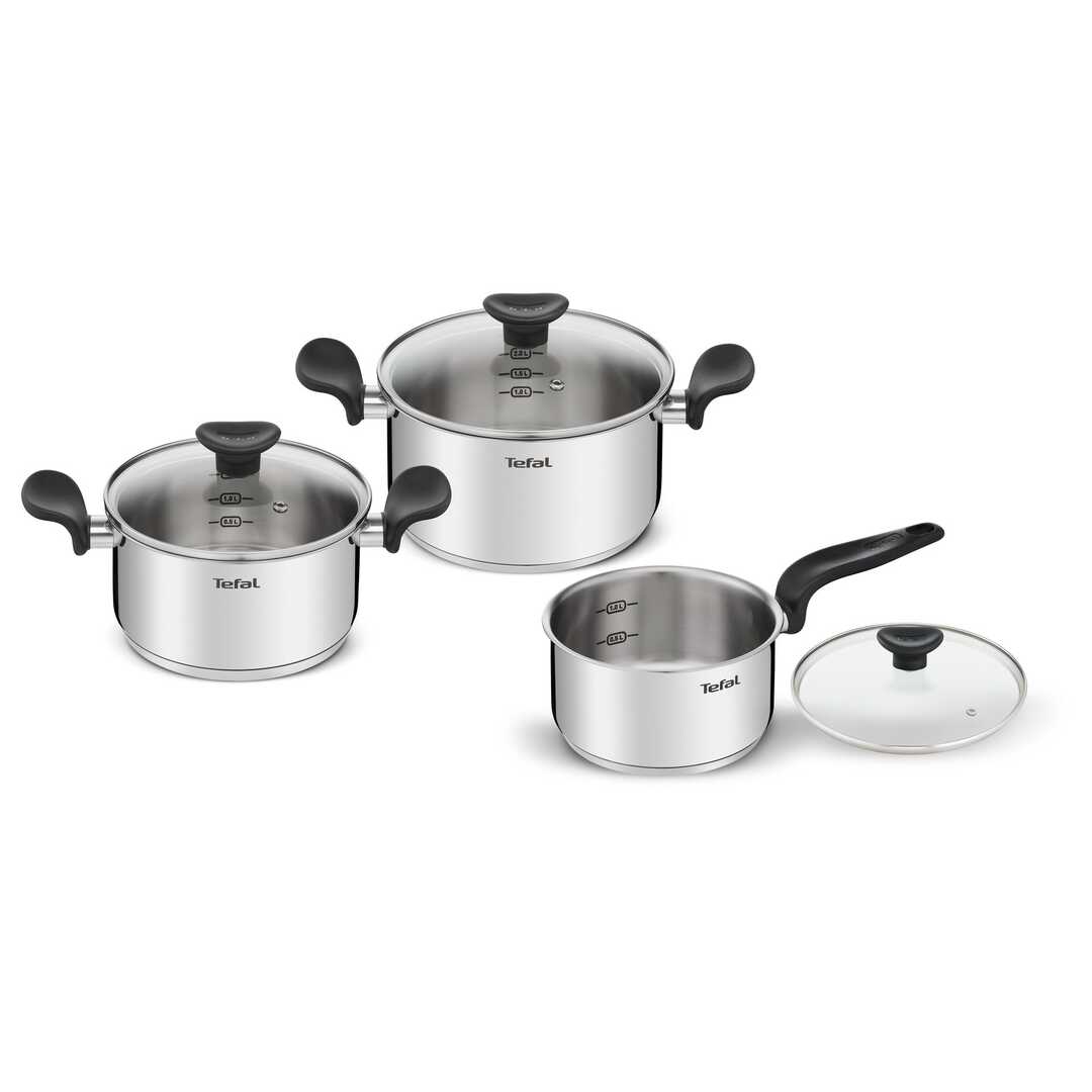 BATERIA COCINA TEFAL PRIMARY 3PZ+TAPASL 16/18/20