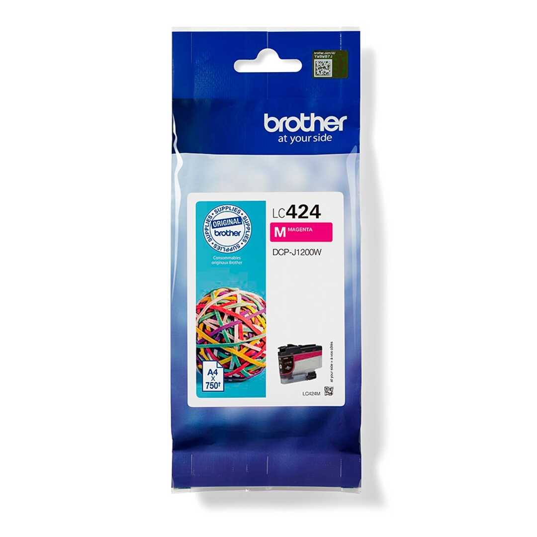 TINTA BROTHER LC424M MAGENTA DURACIÓN 750 PÁGINA