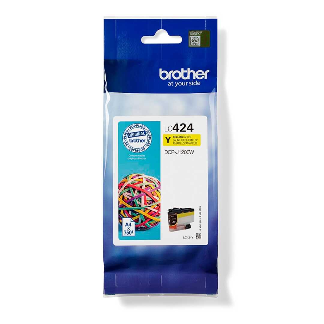 TINTA BROTHER LC424Y AMARILLO DURACIÓN 750 PÁGI