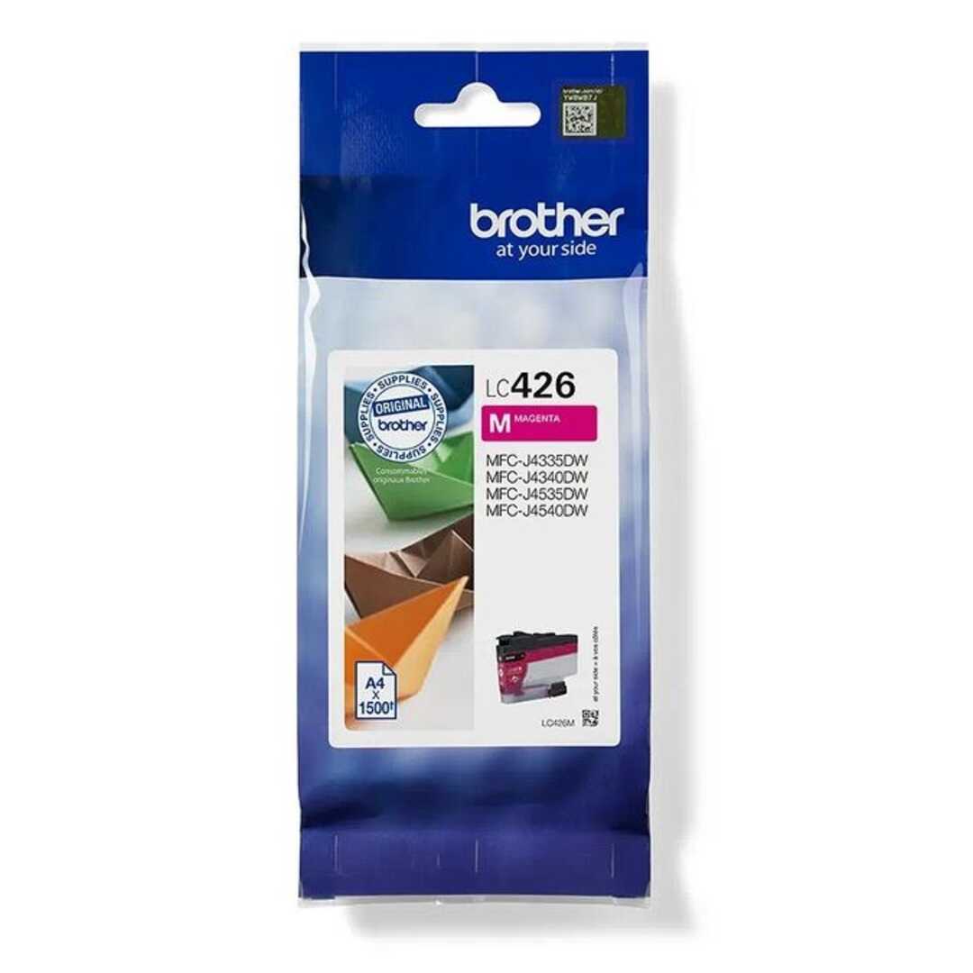 TINTA BROTHER LC426M MAGENTA DURACIÓN 1500 PÁGINAS
