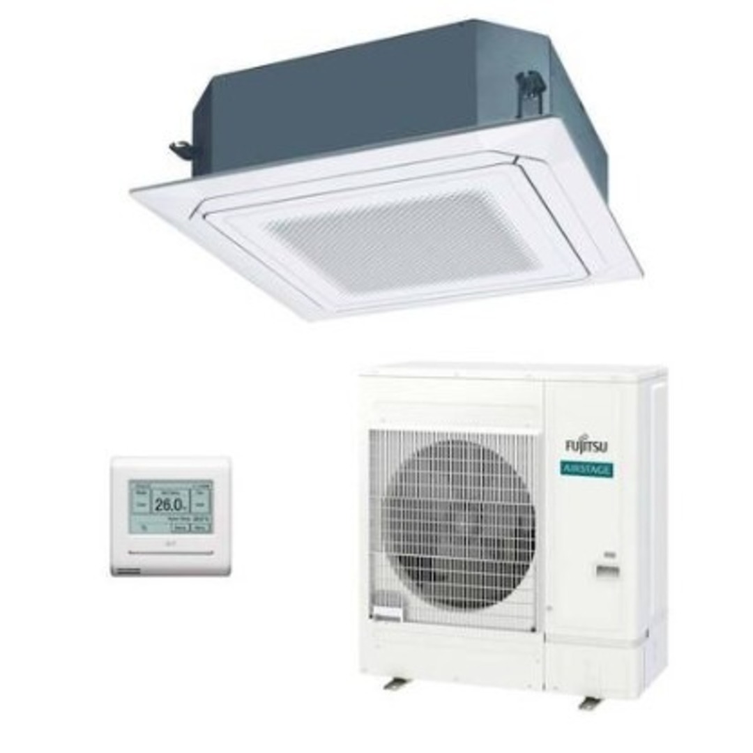 ACON.CASSET FUJITSU AUY140TKA TRIF WH A++/A+ 80X80