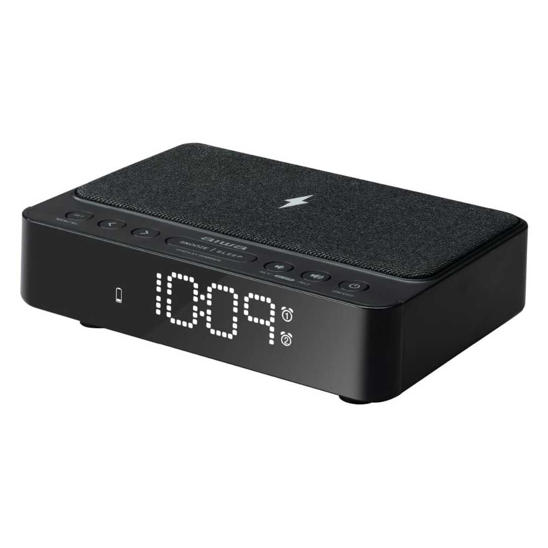 RADIO RELOJ AIWA CR30BK FM ALARMA DUAL CARGA INAL