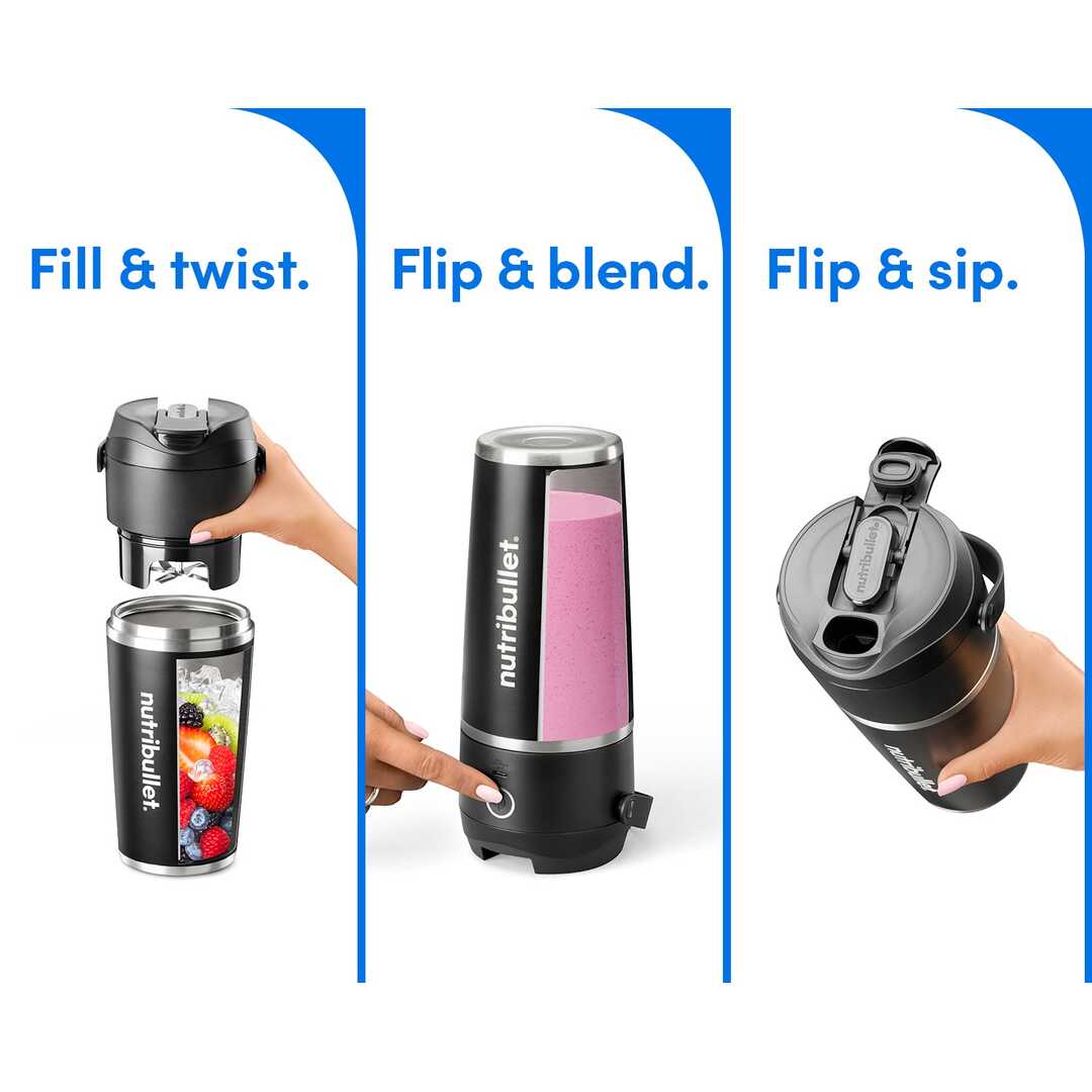 BATID. VASO NUTRIBULLET NBP016B PORTATIL USB 11,1V