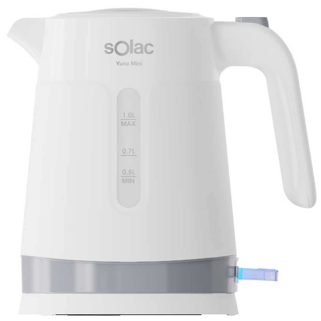 HERVIDOR SOLAC KT5852 YUNA MINI 2200W 1L COMPACTO