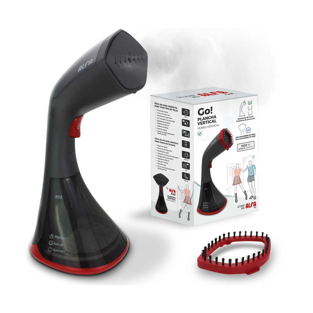 PLANCHA VERTICAL ALFA GO 1630W 30GR 220ML