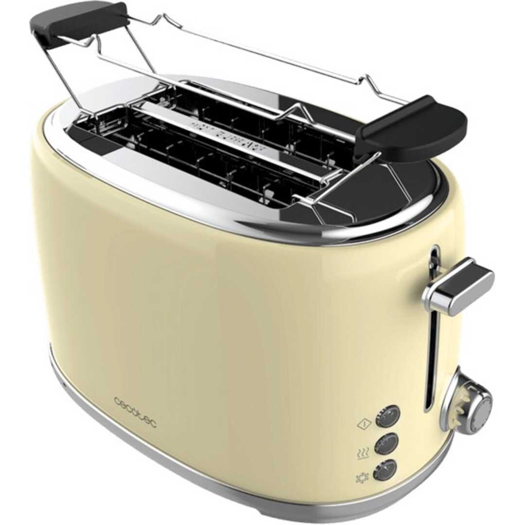 TOST. CECOTEC TOAST&TASTE 1000 BEIGE 2R CORTO 3232