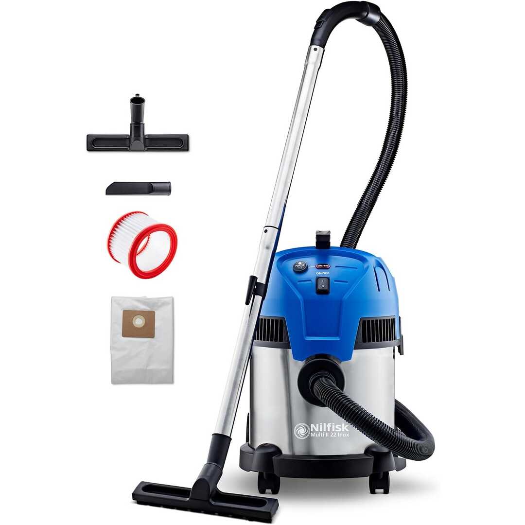 ASPI. TRINEO NILFISK MULTI 22L INOX 1200W SOL.Y LI