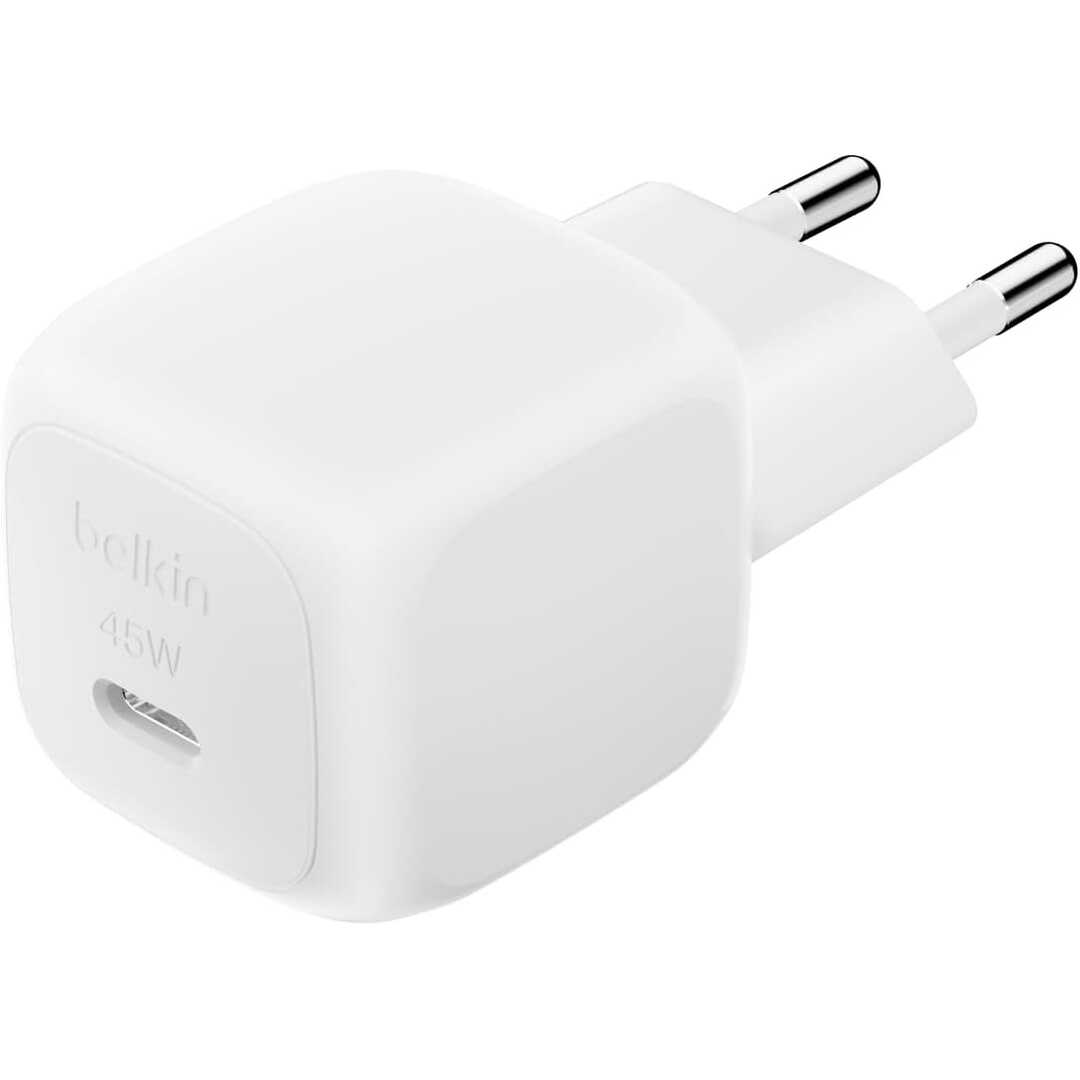 CARGADOR BELKIN 1XUSB C DE 45W CARGA RAPIDA BLANCO