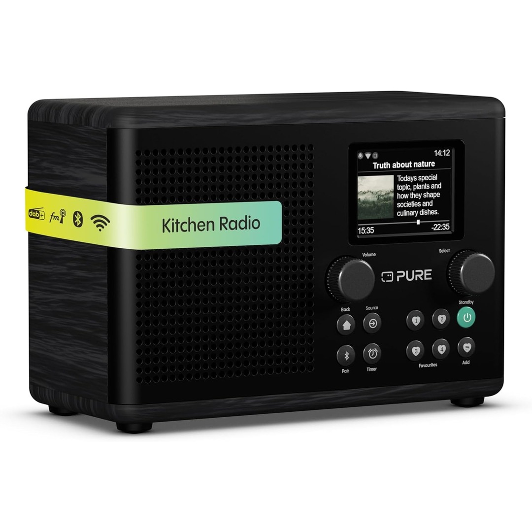 RADIO FM/INTERNET PURE CLASSIC H4I NEGRO CENIZA