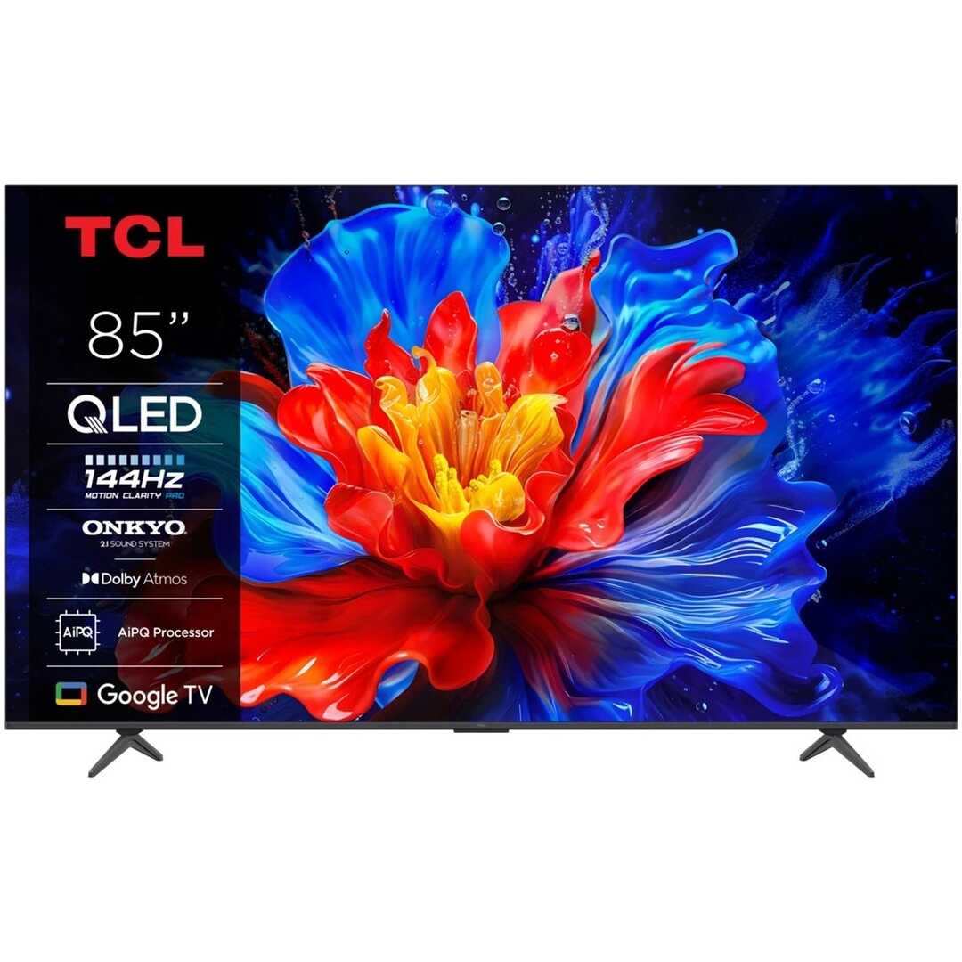 TV TCL 85 85P8K UHD QLED GOOGLETV 144HZ ONKYO