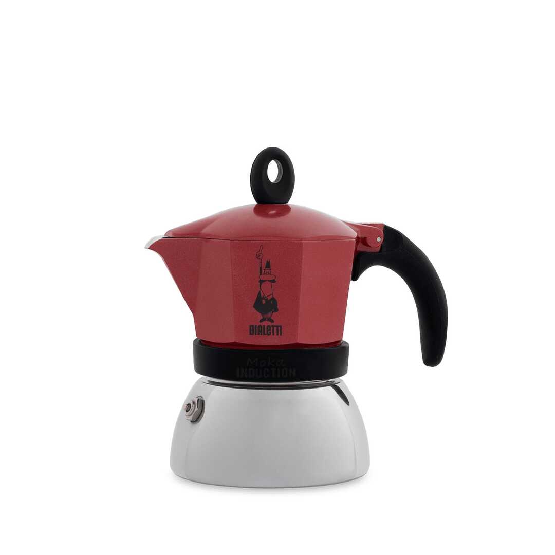 CAFET. ITALIANA BIALETTI NEW MOKA INDUCTION RED 4T