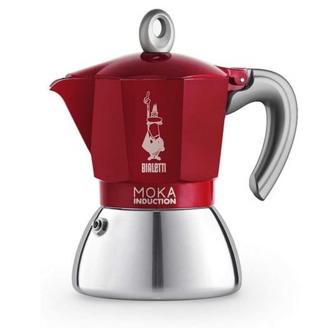 CAFET. ITALIANA BIALETTI NEW MOKA INDUCTION RED 6T