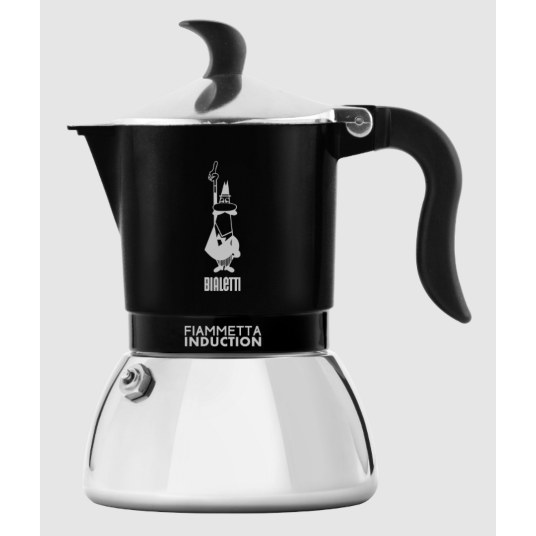 CAFET. ITALIANA BIALETTI FIAMMETTA INDUCT BLACK 4T