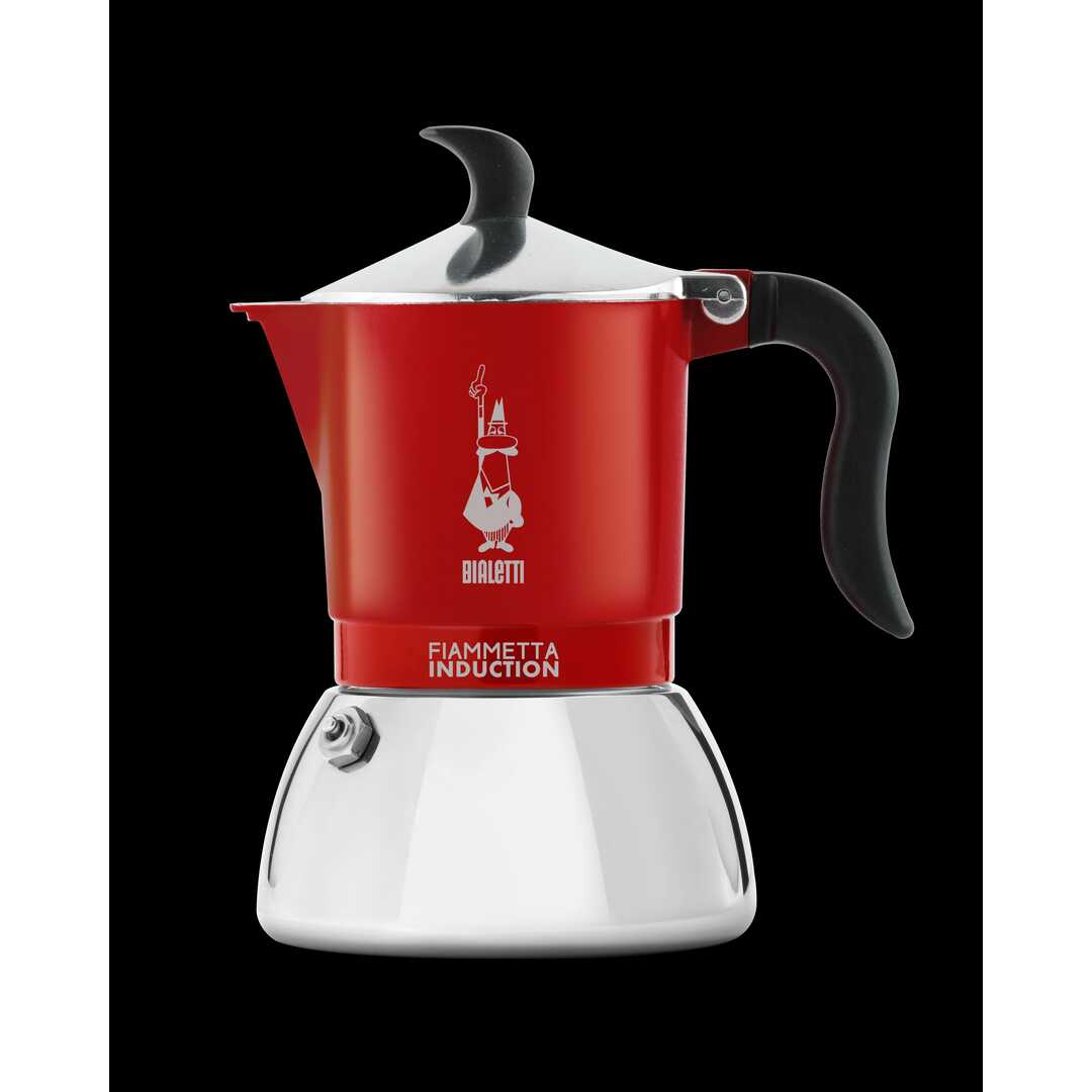 CAFET. ITALIANA BIALETTI FIAMMETTA INDUCTI RED 2T