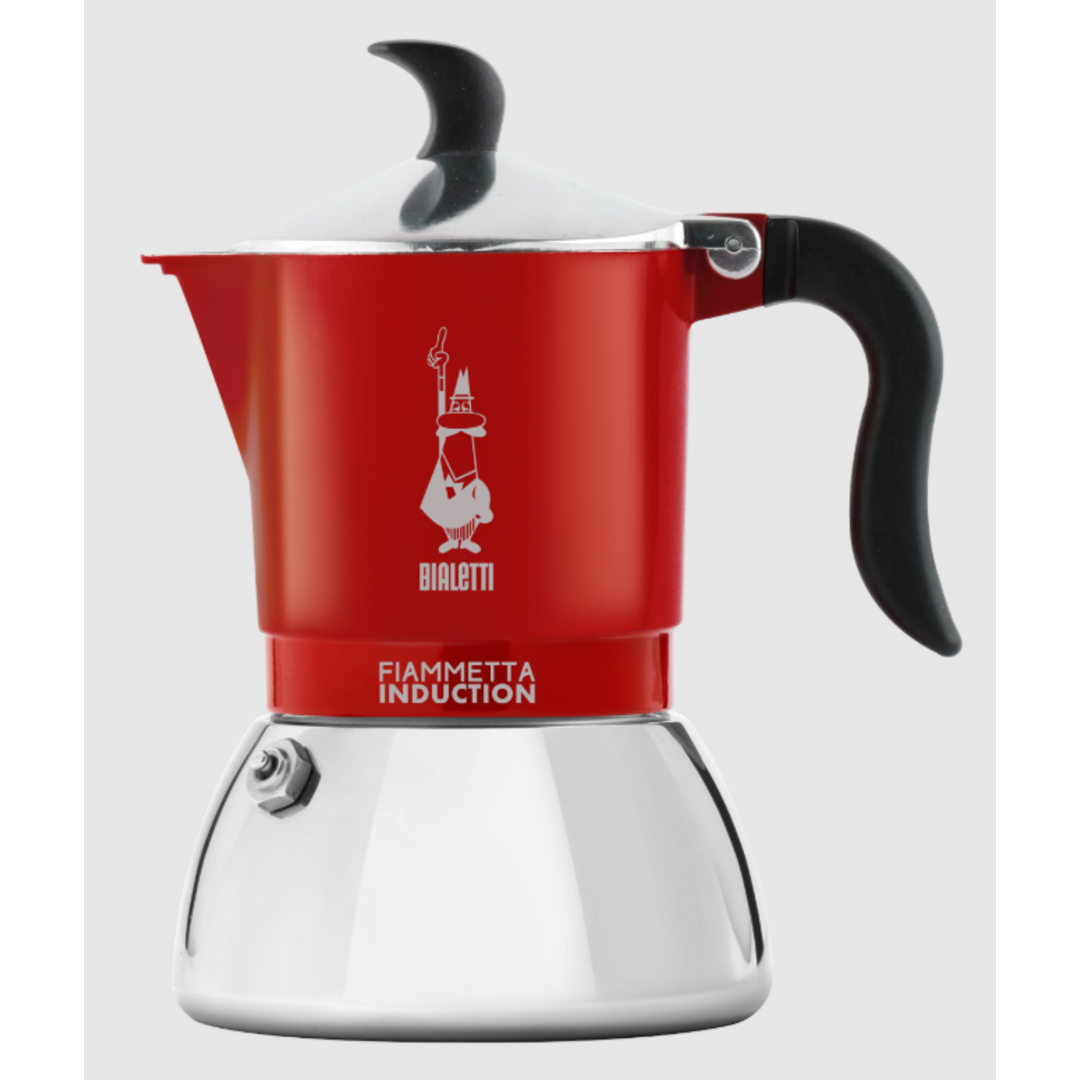CAFET. ITALIANA BIALETTI FIAMMETTA INDUCTI RED 4T