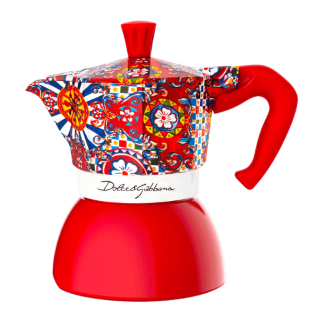 CAFET. ITALIANA BIALETTI INDUCTION D&G RED 4T