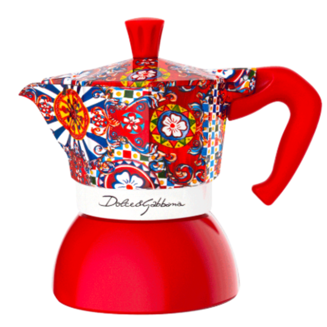 CAFET. ITALIANA BIALETTI INDUCTION D&G RED 2T