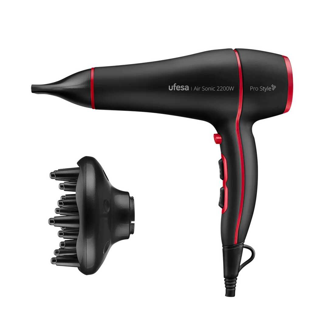 SECADOR UFESA AIR SONIC AC 2200W IONES DIFUSOR