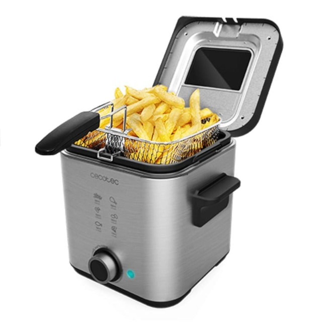 FREIDORA CECOTEC CLEANFRY 1500 INOX 900W 1,5L 3102