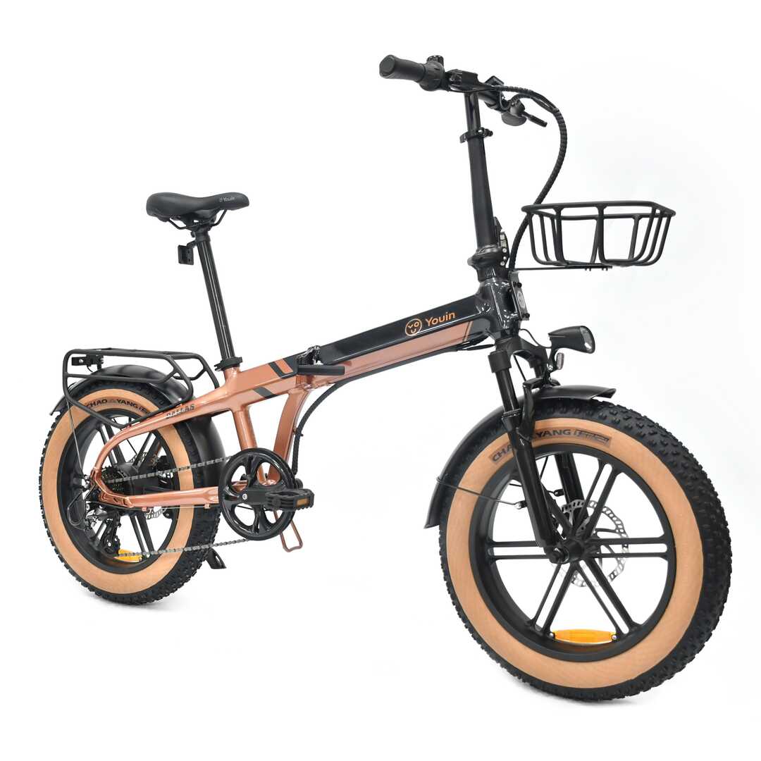 BICICLETA ELECTRICA YOUIN BK1650 DALLAS COBRE/NEGR