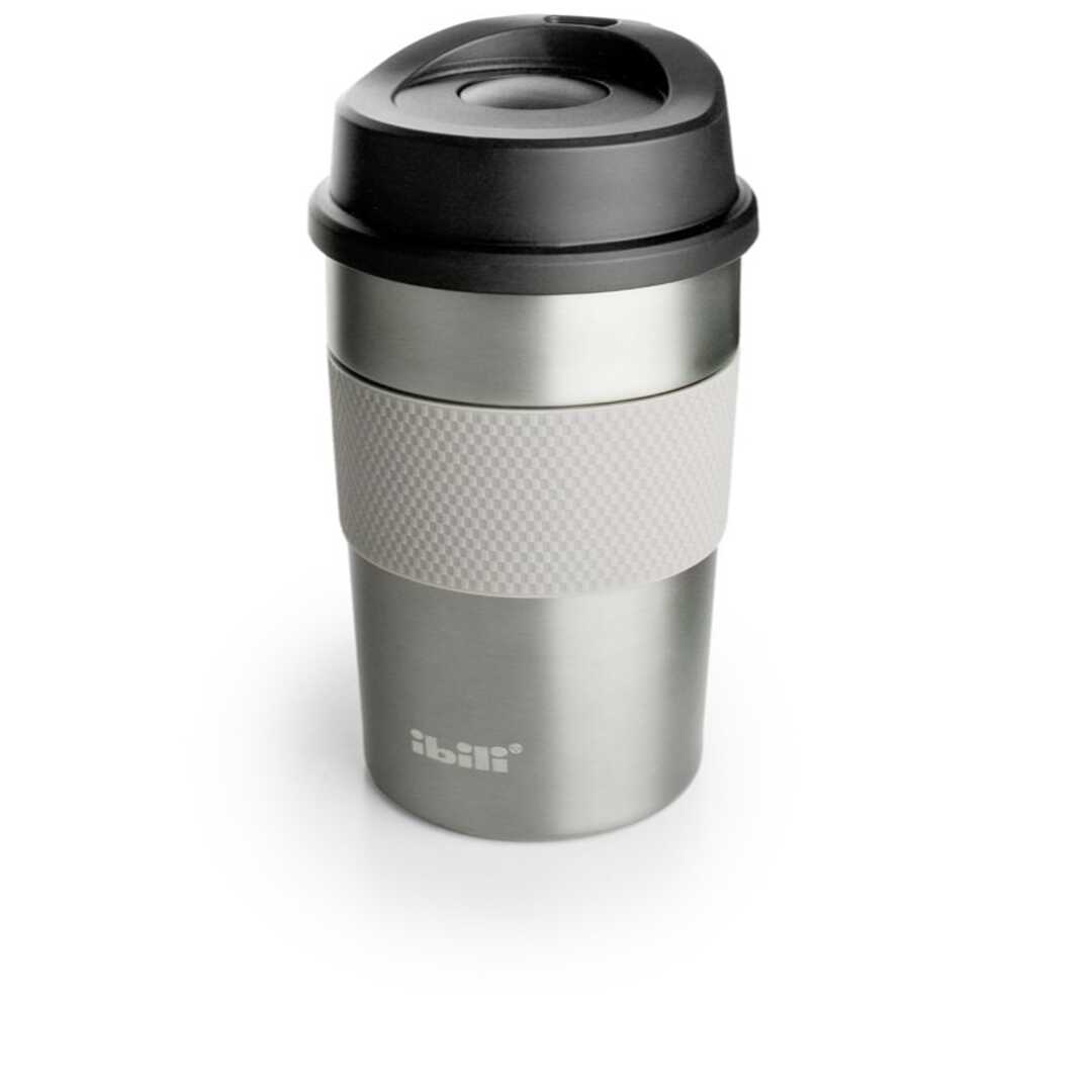 VASO IBILI DOBLE PARED LUXE TITANIO 360 ML