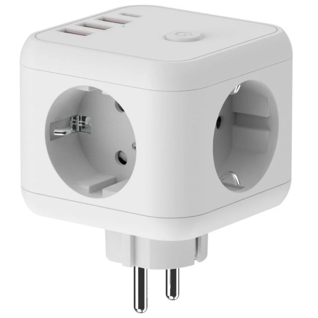 CUBO DCU ENERGYCUBE 3 SCHUKO 3XUSB A + 1XUSB C 18W