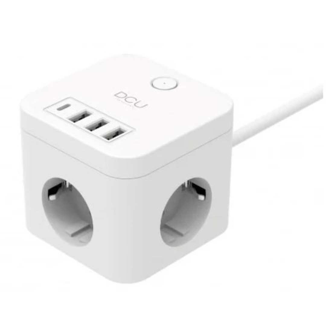 CUBO DCU ENERGYCUBE 3 SCHUKO 3XUSB A + 1XUSB C 20W