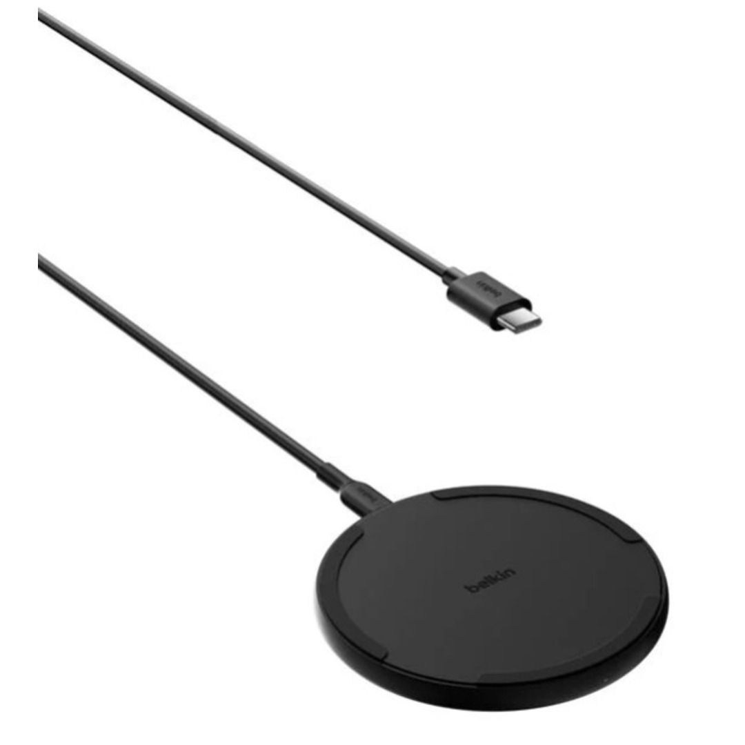 CARGADOR BELKIN QI2 15W NEGRO CARGA RAPIDA