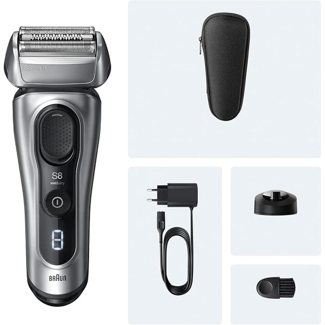AFEITA. BRAUN 8617S SERIE8 60MIN WET&DRY