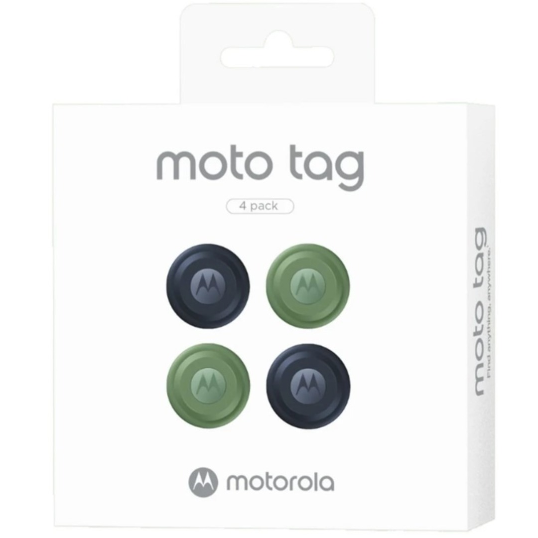 LOCALIZADOR MOTOROLA TAG PACK X4 AZUL/VERDE