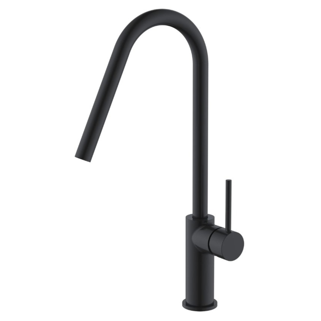 GRIFO COCINA IMEX GCE020 NG KENIA NEGRO MATE