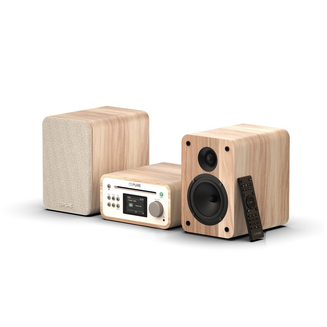 CADENA PURE CLASSIC STEREO MINI BLANCO CD BT USB