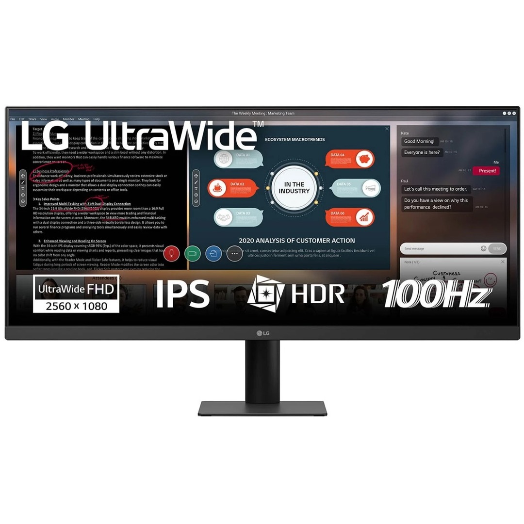 MONITOR LG 29 29U511A-B 21:9 100 HZ 2560 X 1080