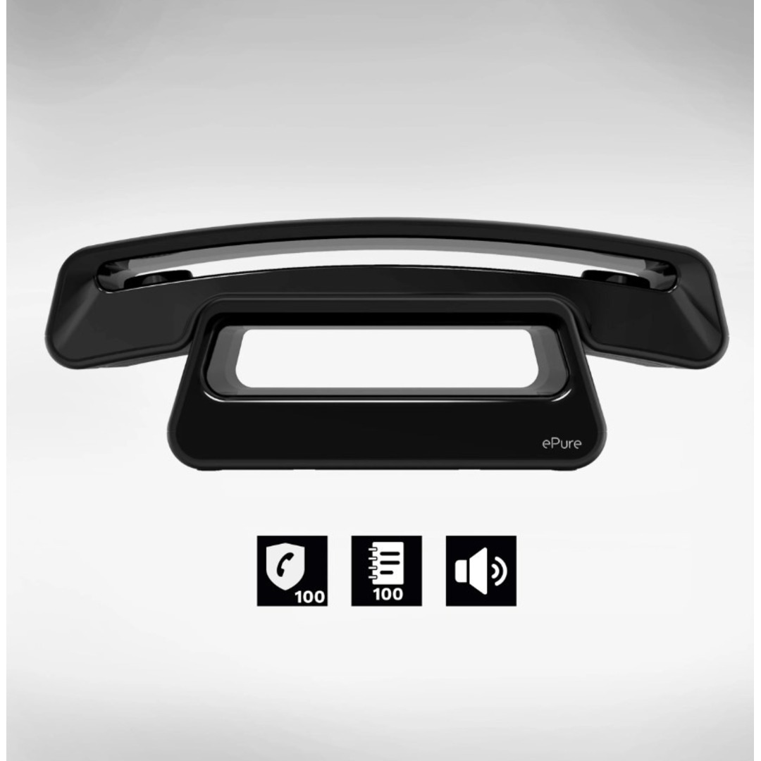 TELEFONO DECT ALCATEL EPURE ICONIC BLACK EWE
