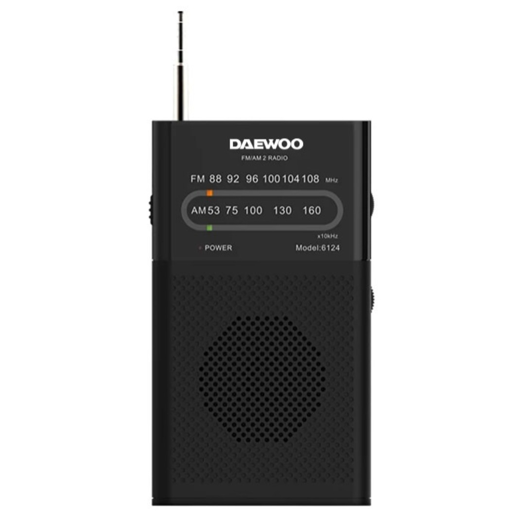RADIO PORTATIL DAEWOO DW1027 AM/FM ANTENA TELESC.