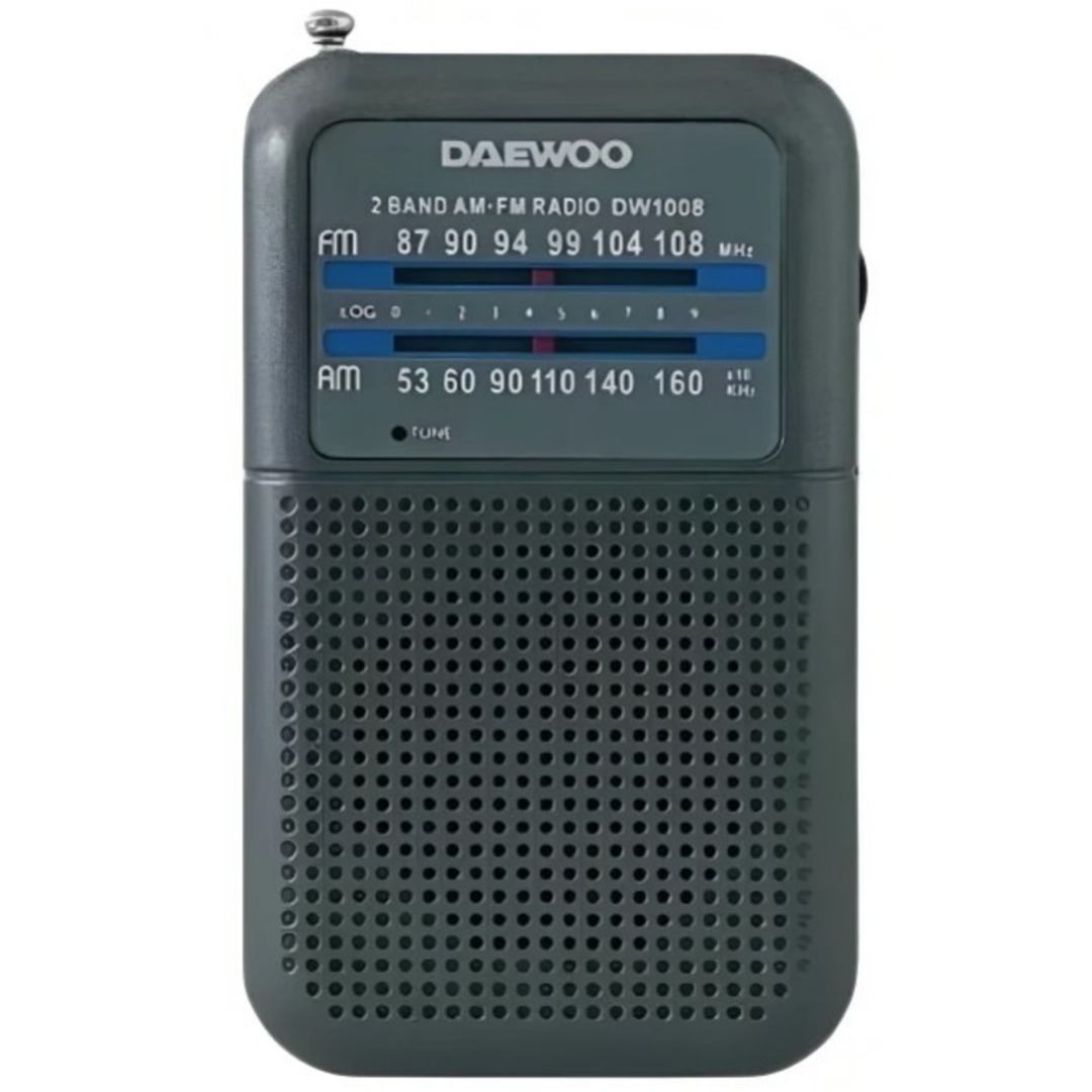 RADIO PORTATIL DAEWOO DW1008GR AM/FM ANTENA TELES