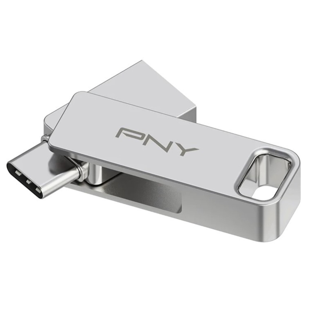 MEMORIA PNY DUO LINK USC/USBC 64GB SILVER