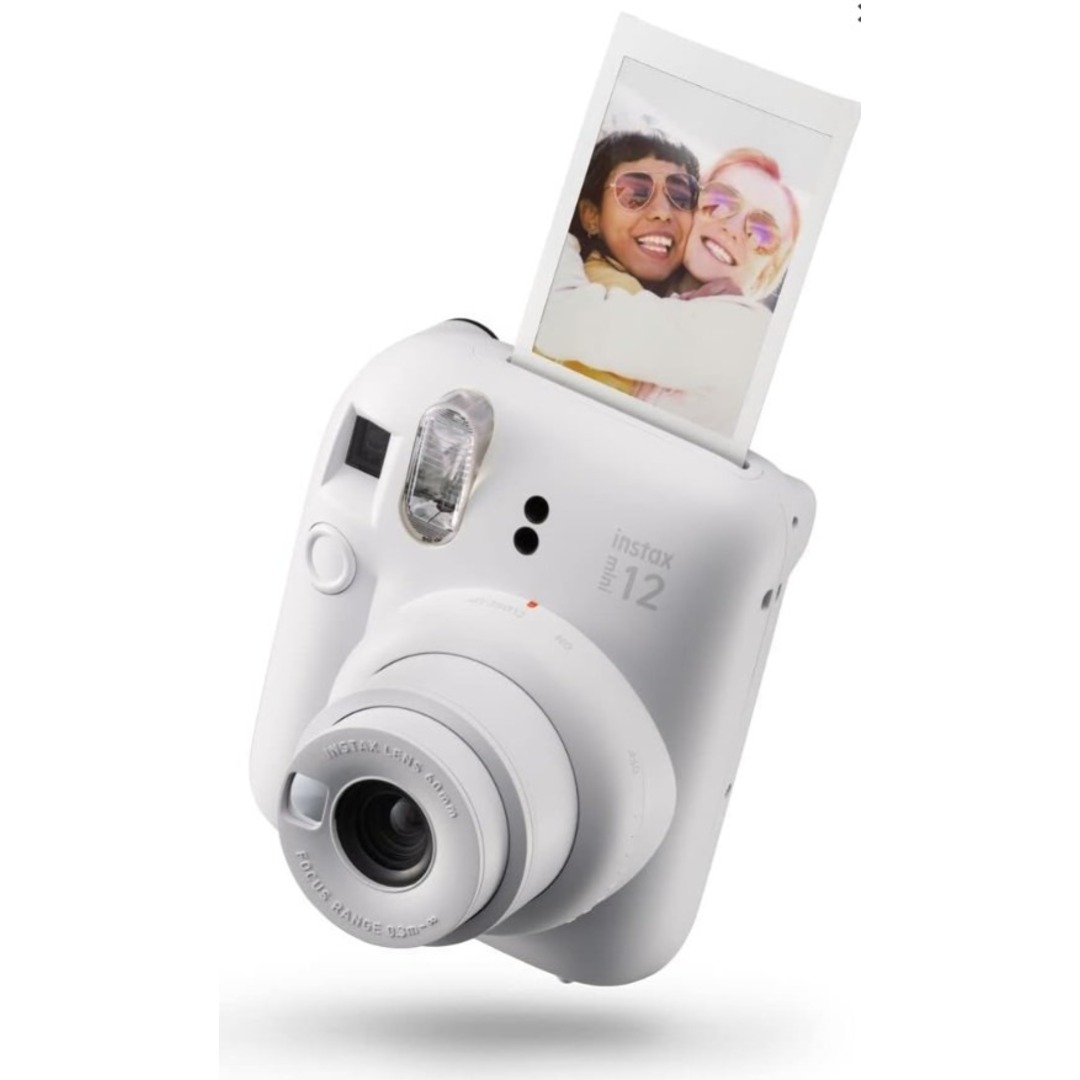 CAMARA FUJIFILM INSTAX MINI 12 WHITE+10 FOTOS+BOLS