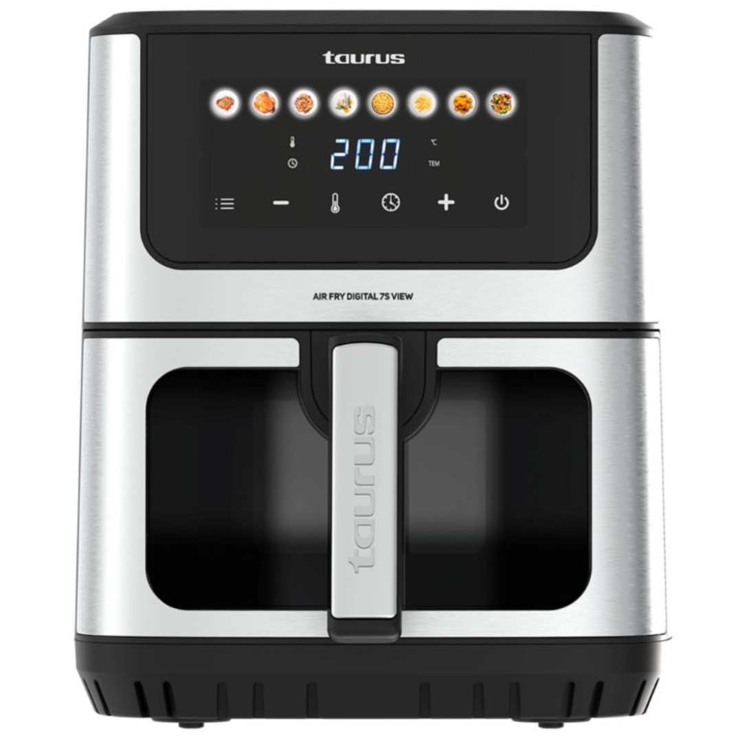 FREIDORA AIRE TAURUS 7S VIEW 1600W 6,5L VENT 8PR