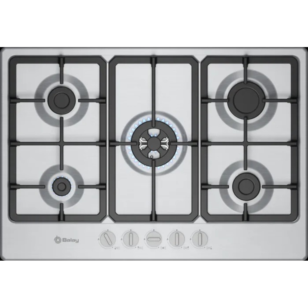 ENCIM. BALAY 3ETX576CB 5F 75CM GAS BUT INT INOX