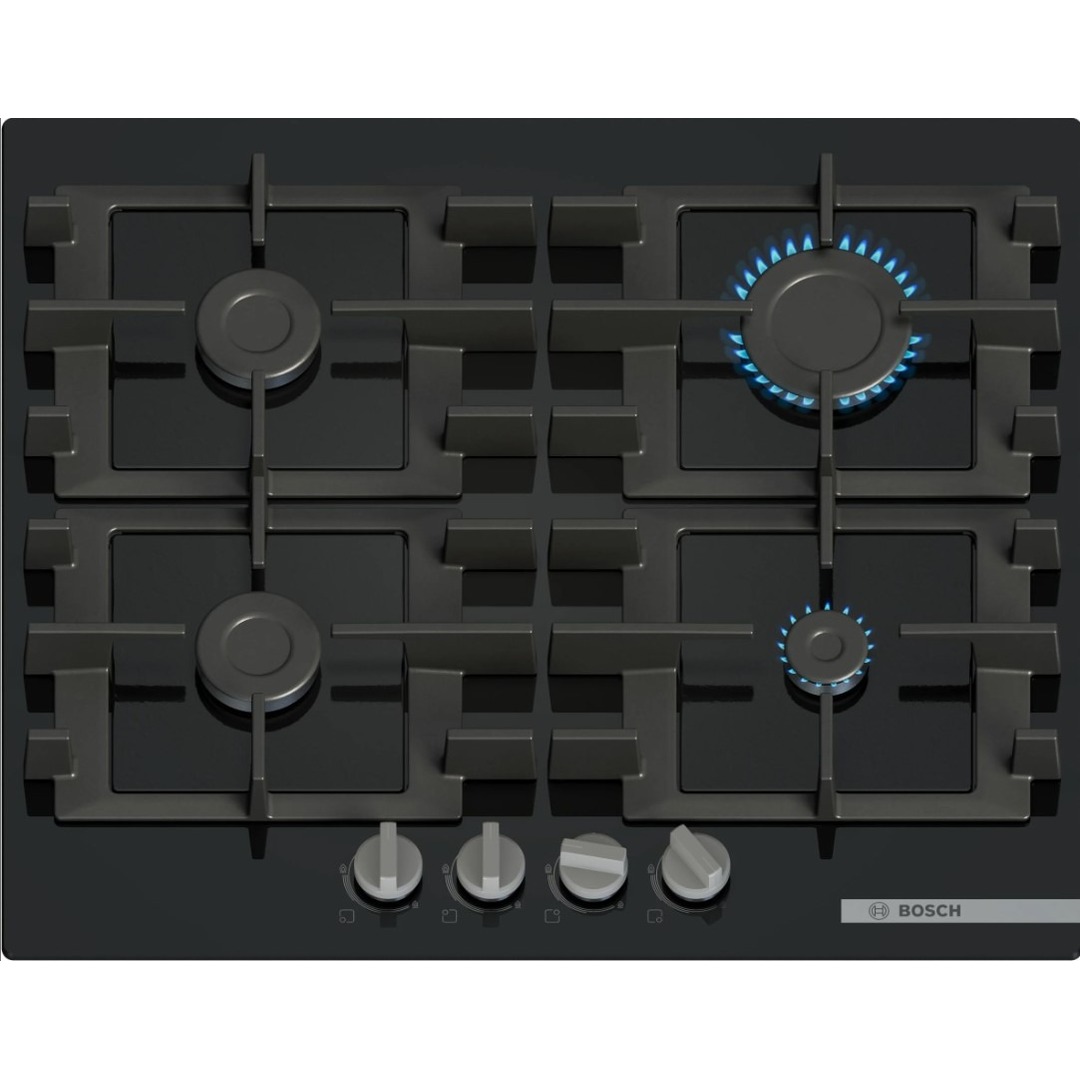 ENCIM. BOSCH PNP6B6K40 4F 60CM GAS NAT INT NEGRO