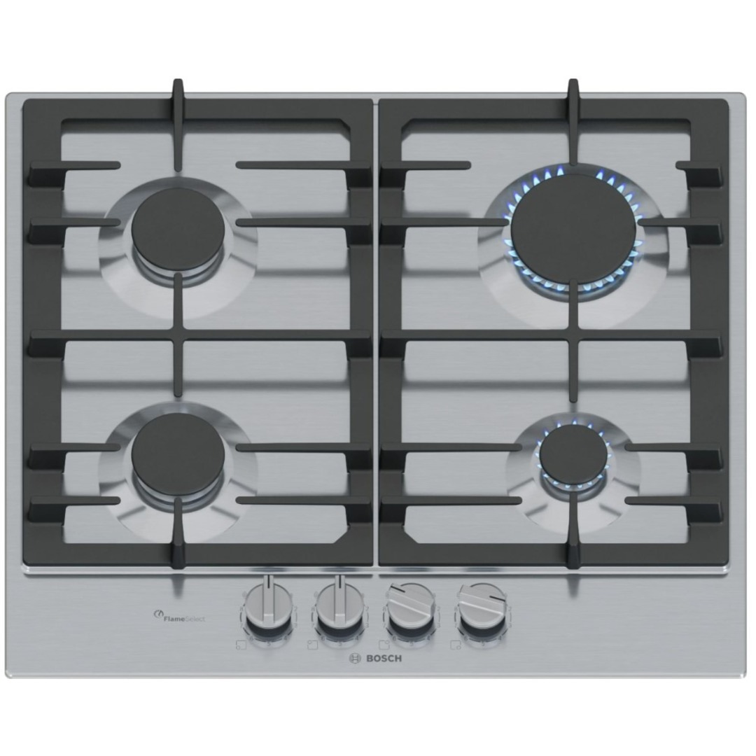 ENCIM. BOSCH PCP6A5I90 4F 60CM GAS NAT INT INOX