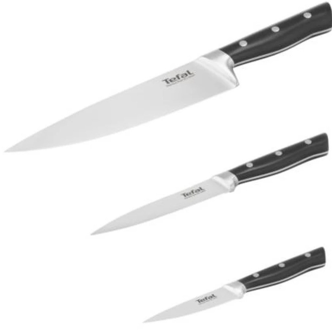 CUCHILLO TEFAL PERFECT RESIST SET 3 CHEF,MULTI,PEL