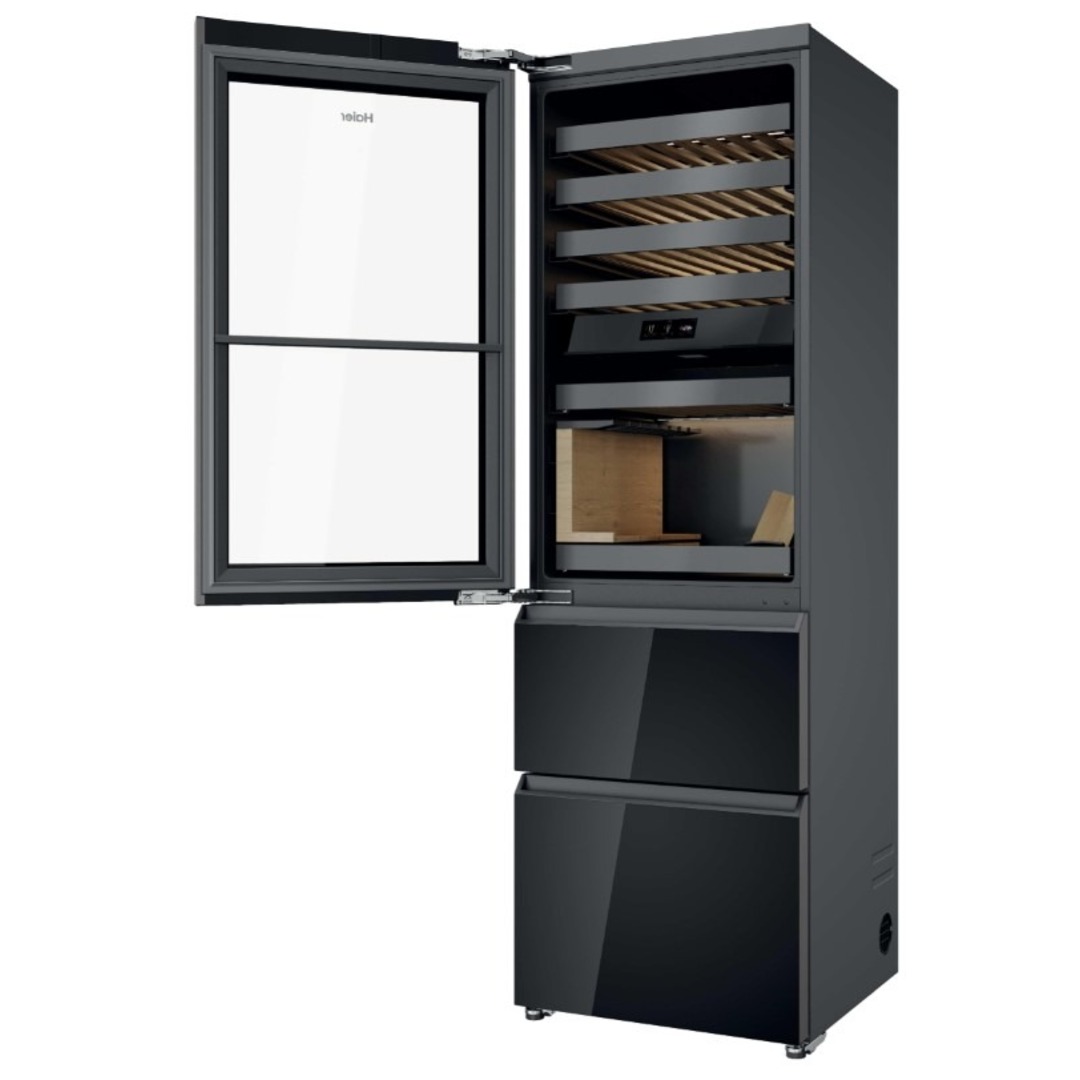 VINOTECA HAIER CSW9619ENGBW 190x60 40 BOT NF NEGRO