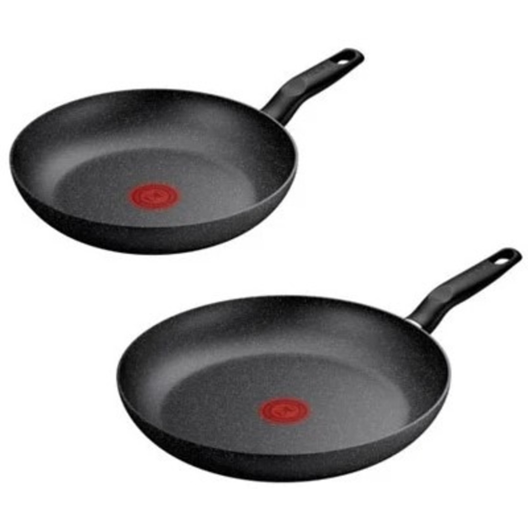LOTE SARTENES TEFAL DARK ESSENTIAL 24 Y 28 CMS