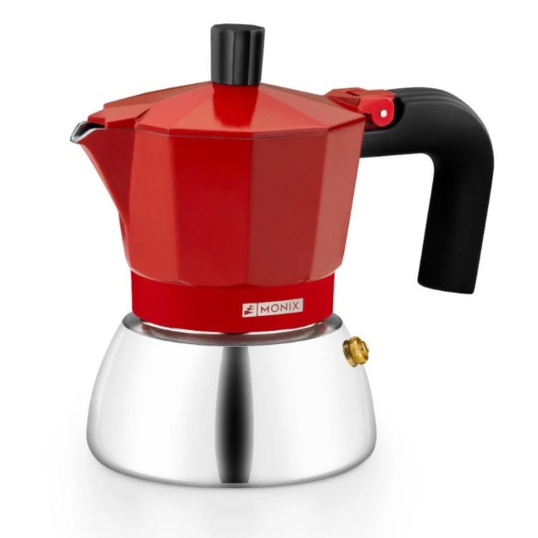 CAFET. ITALIANA MONIX INDUCTION INOX RED 3T